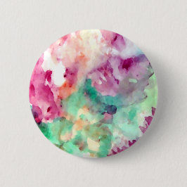 Bóton Redondo 5.08cm Presentes bonito da mamã da aguarela floral das