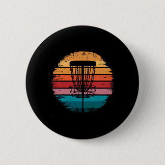 Bóton Redondo 5.08cm Presentes Cesta de Disc Golf Retro Para Jogadores