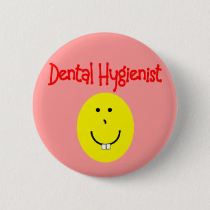 Bóton Redondo 5.08cm presentes de higiene dentária—Engraçados