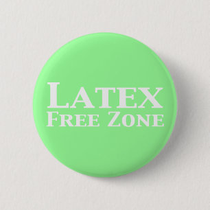 Bóton Redondo 5.08cm Presentes de Zona Livre de Látex