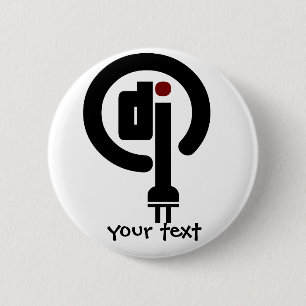Bóton Redondo 5.08cm Presentes do DJ