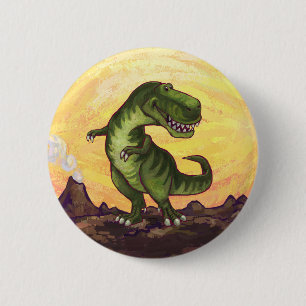 Bóton Redondo 5.08cm Presentes e Acessórios Tyrannosaurus