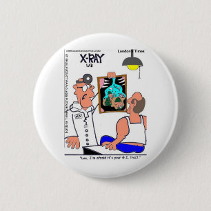 Bóton Redondo 5.08cm Presentes engraçados de camisetas médicas do trato