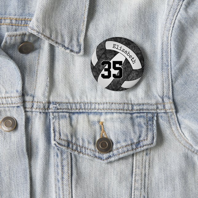 Bóton Redondo 5.08cm presentes espirituais da equipe de vôlei branca de (In Situ)