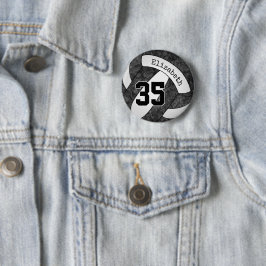 Bóton Redondo 5.08cm presentes espirituais da equipe de vôlei branca de