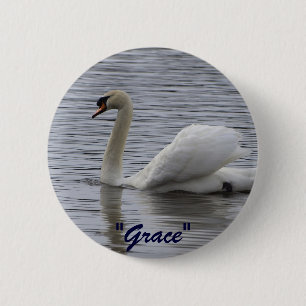 Bóton Redondo 5.08cm Presentes inspiradores da cisne