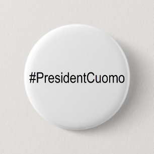 Bóton Redondo 5.08cm President Cuomo Button