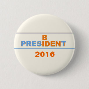 Bóton Redondo 5.08cm Presidente 2016 Biden