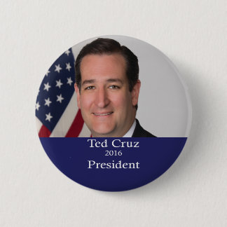 Bóton Redondo 5.08cm Presidente 2016 botão de Ted Cruz