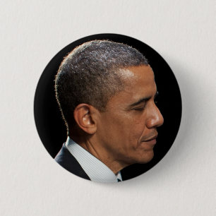 Bóton Redondo 5.08cm Presidente Barack Obama