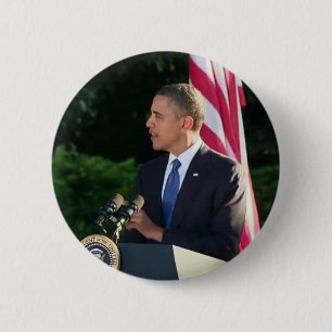 Bóton Redondo 5.08cm Presidente Barack Obama