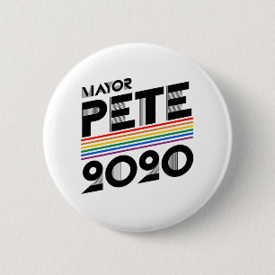 Bóton Redondo 5.08cm Presidente da Câmara Pete Pride 2020