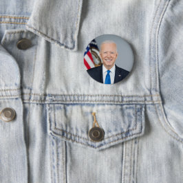 Bóton Redondo 5.08cm Presidente Joe Biden - Retrato Oficial 2021