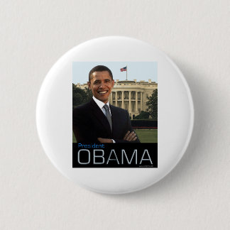 Bóton Redondo 5.08cm Presidente Obama