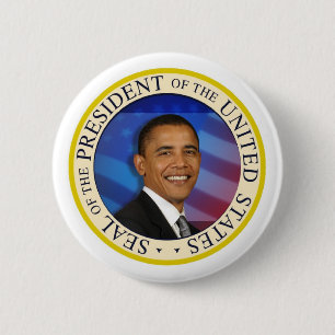 Bóton Redondo 5.08cm Presidente Obama DESIGN
