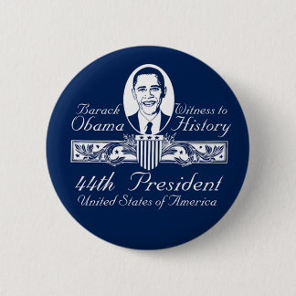 Bóton Redondo 5.08cm Presidente Obama Vitória Botão