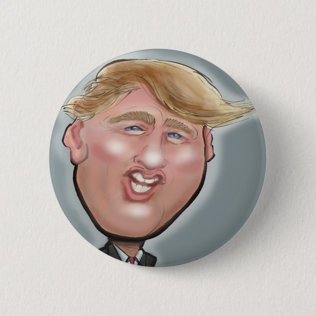 Bóton Redondo 5.08cm Presidente Trump (Frente)