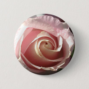 Bóton Redondo 5.08cm Pretty pink rose