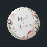 Bóton Redondo 5.08cm Primavera Floral Mãe do Botão do Almoço<br><div class="desc">Personalizar</div>