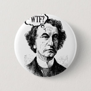 Bóton Redondo 5.08cm Primeiro ministro canadense John A. Macdonald -