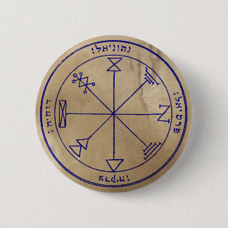 Bóton Redondo 5.08cm Primeiro Pentacle de Jupiter