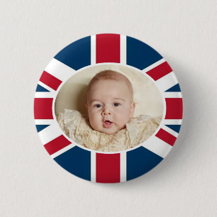 Bóton Redondo 5.08cm Príncipe George - William & Kate