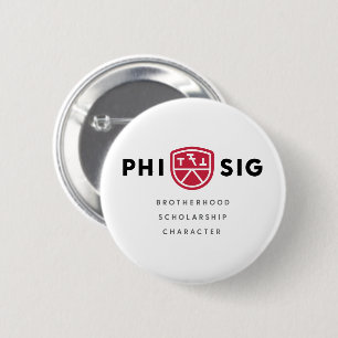Bóton Redondo 5.08cm Princípios da Phi Sigma Kappa