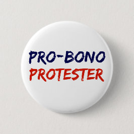 Bóton Redondo 5.08cm Pro-Bono botão da resistência do protestador