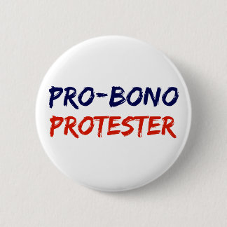 Bóton Redondo 5.08cm Pro-Bono botão da resistência do protestador
