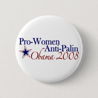Bóton Redondo 5.08cm Pro mulheres anti Palin (Obama 2008)