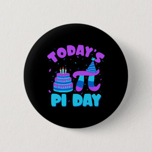 Bóton Redondo 5.08cm Professor de Matemática Pi Day Ha