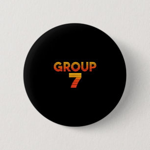 Bóton Redondo 5.08cm Professor do grupo 7 orgulhoso engraçado esquadrão