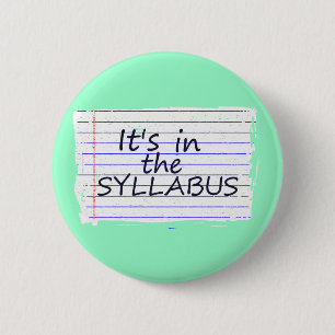 Bóton Redondo 5.08cm Professor engraçado Botão da faculdade