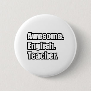 Bóton Redondo 5.08cm Professor Incrível de Inglês