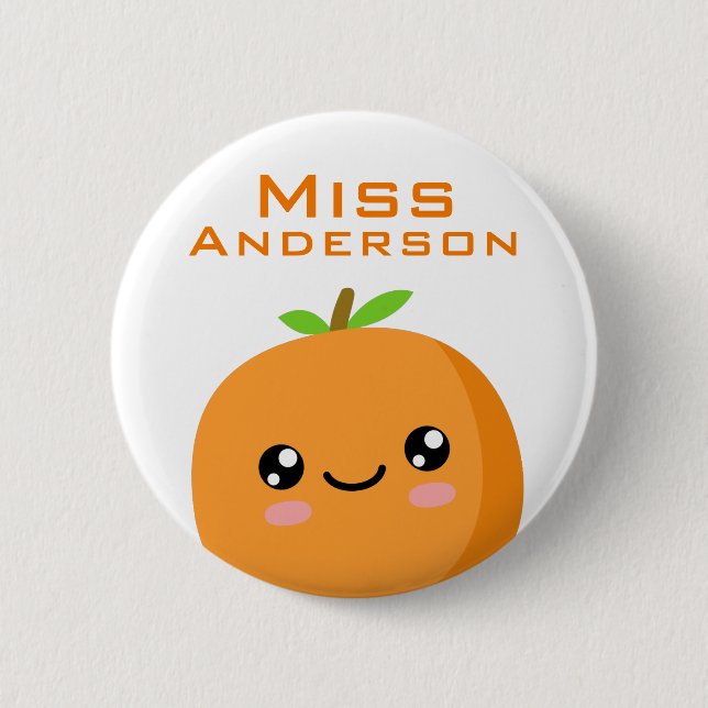 Bóton Redondo 5.08cm Professora (Frente)