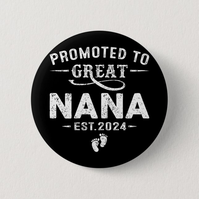 Bóton Redondo 5.08cm Promovido Ao Dia de as mães Nana 2024 Da Primeira  (Frente)