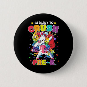 Bóton Redondo 5.08cm Prontos Para Esmagar O Pastor A Esfregar O Unicórn