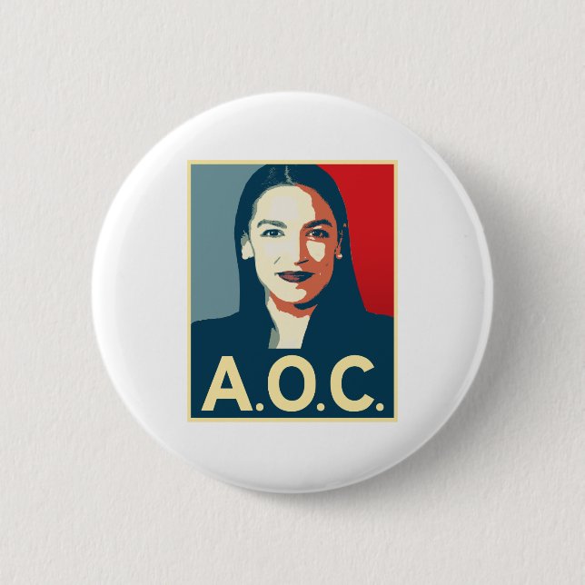 Bóton Redondo 5.08cm Propaganda AOC 2024 (Frente)