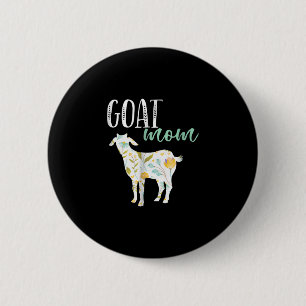 Bóton Redondo 5.08cm Proprietário de Capuz Floral Pet Goat da Mãe