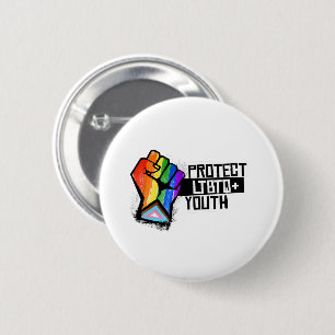 Bóton Redondo 5.08cm Proteger a juventude LGBTQ