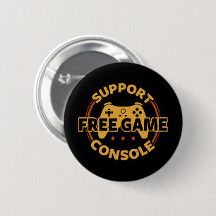 Bóton Redondo 5.08cm Protesto de Jogo de Console de Gamer Engraçado