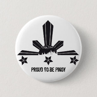 Bóton Redondo 5.08cm proud to pinoy button