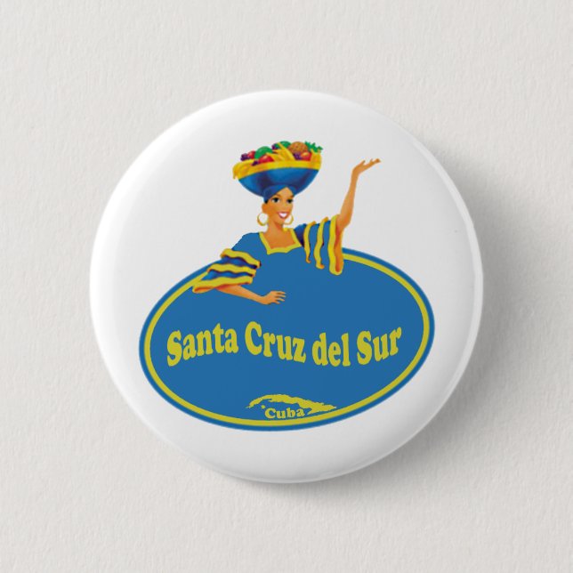 Bóton Redondo 5.08cm Provincia de Camagüey. (Frente)