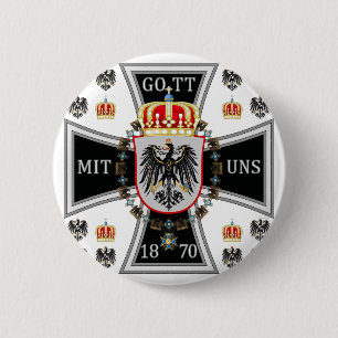 Bóton Redondo 5.08cm Prússia