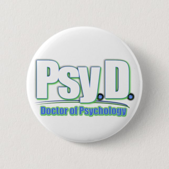 Bóton Redondo 5.08cm PsyD LOGO2 MÉDICO DE PSICOLOGIA (Frente)