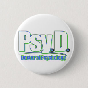Bóton Redondo 5.08cm PsyD LOGO2 MÉDICO DE PSICOLOGIA