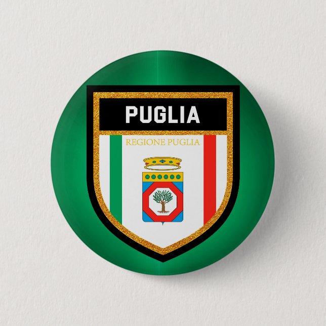 Bóton Redondo 5.08cm Puglia Flag (Frente)