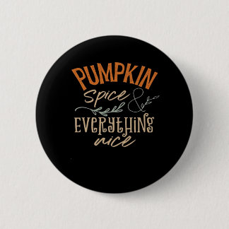 Bóton Redondo 5.08cm Pumpkin Spice E Tudo O Que É Bonito Boxy