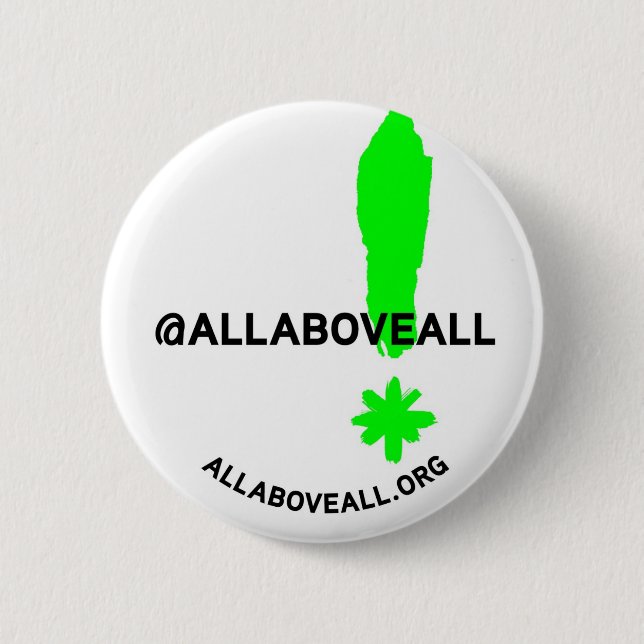 Bóton Redondo 5.08cm Punho/exclamação do Twitter (Frente)