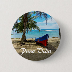 Bóton Redondo 5.08cm Pura Vida in Costa Rica - Central America